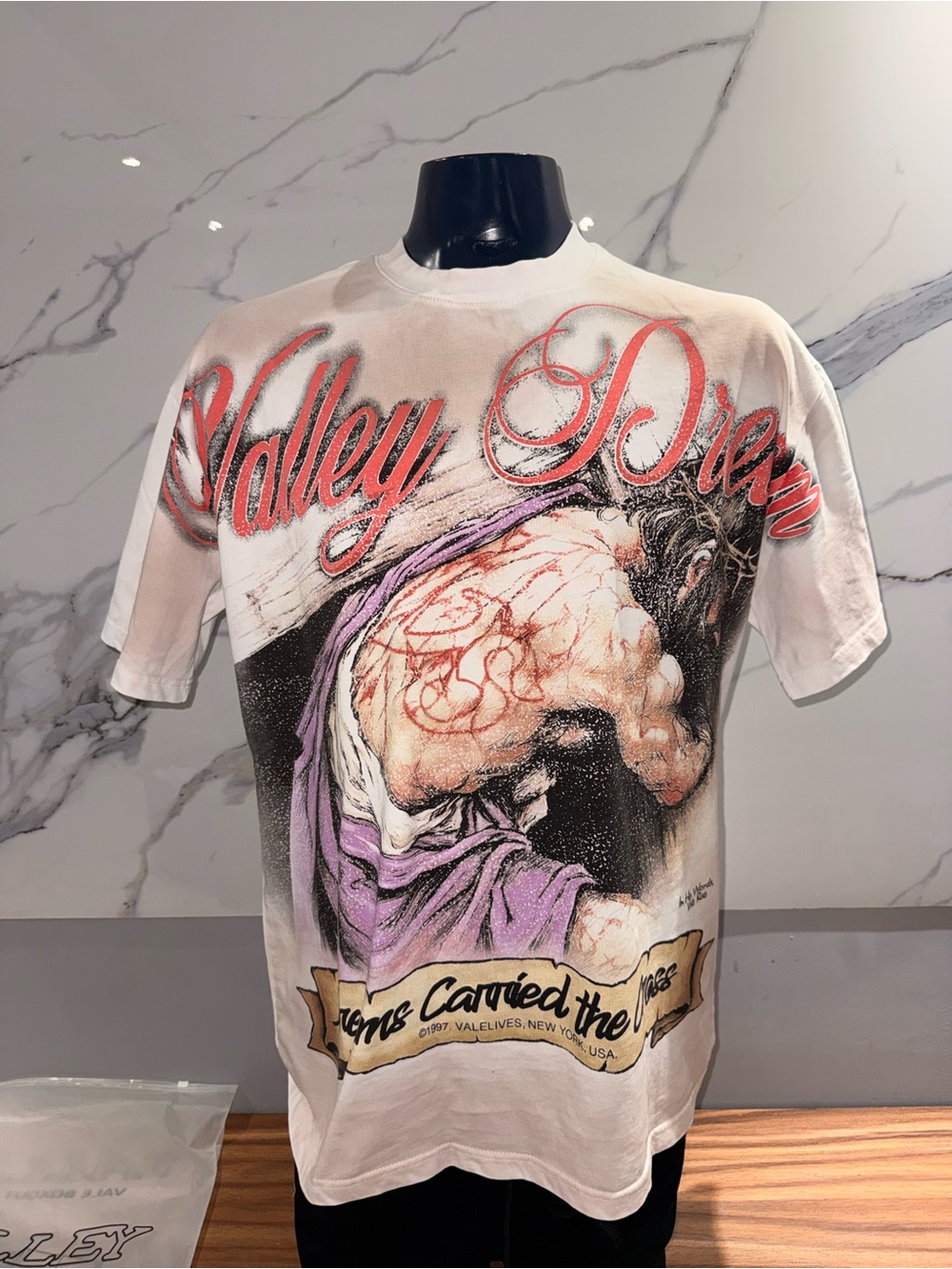 Valley dreams Graphic Short-Sleeve T-Shirt - White/Purple